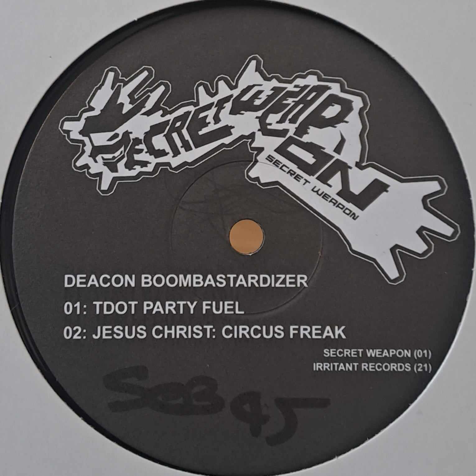 Secret Weapon 01 - vinyle gabber
